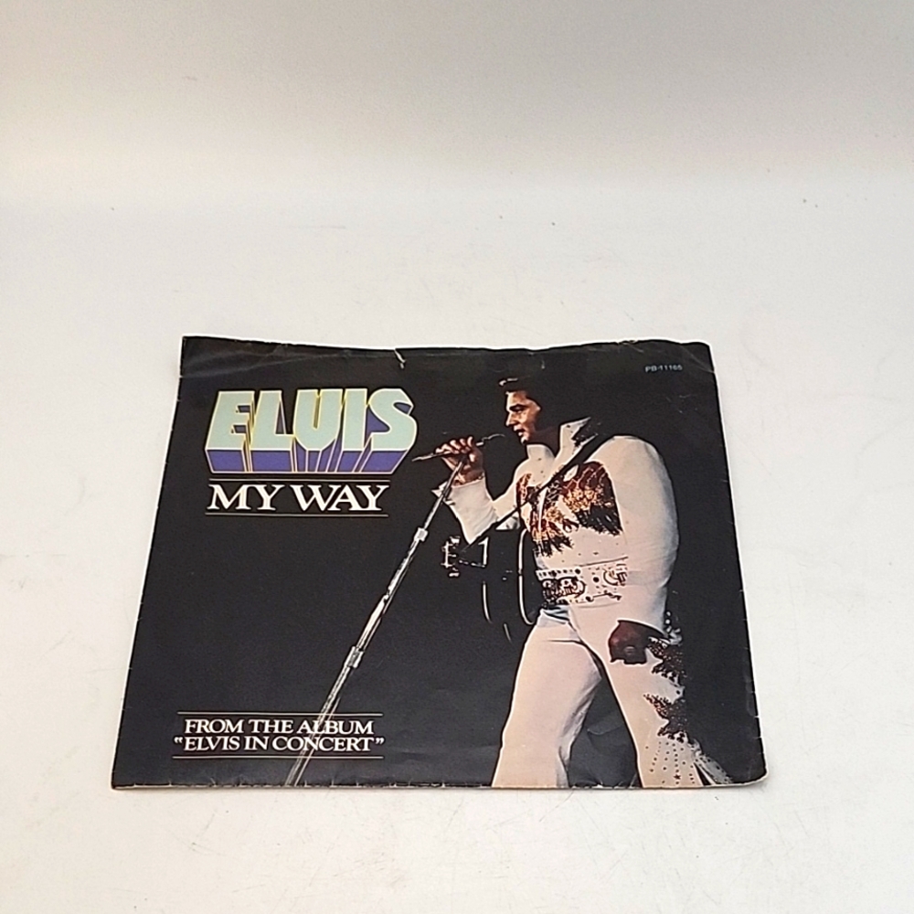 Vintage 1977 Elvis Presley My Way/America Vinyl 45 "7 PB-11165